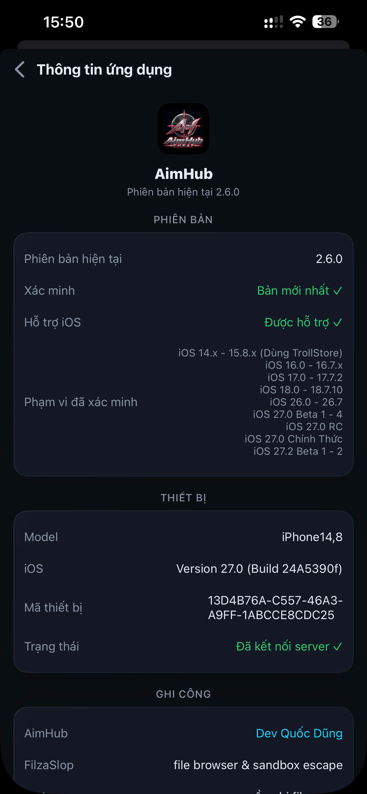 Ảnh 5: Giao Diện Chức Năng Mới